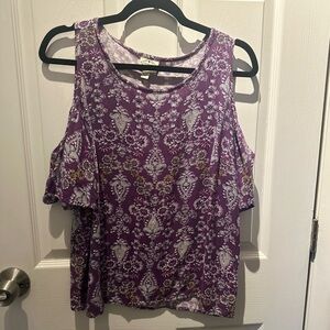 Saint John’s Bay floral shirt Petite Medium